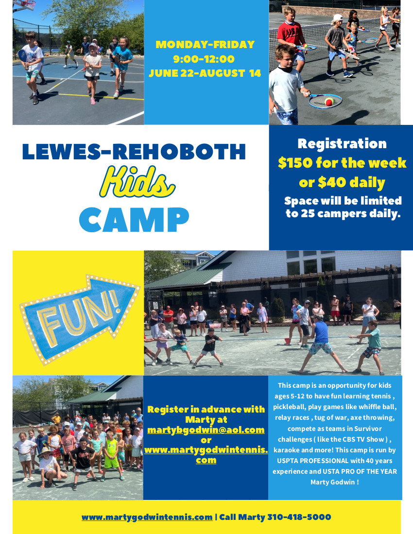 Lewes Rehoboth Kids Camp Flyer